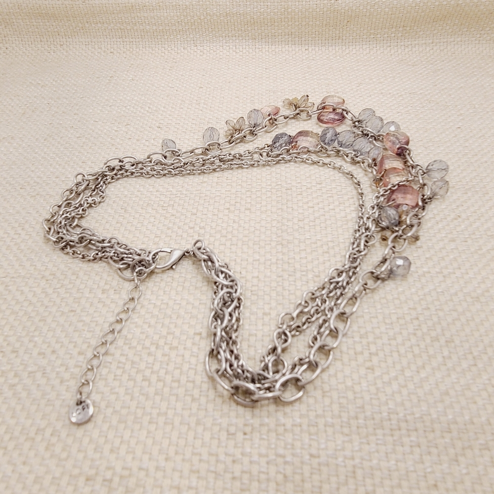 Loft Multi Layer Bib Necklace Statement. - image 7